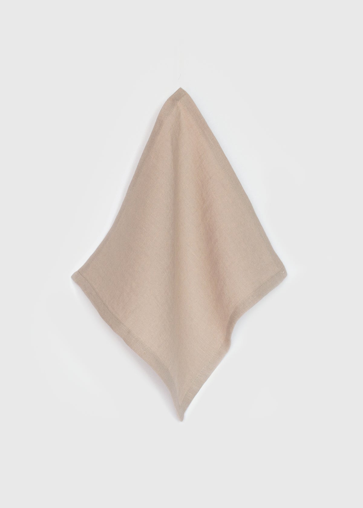 Luxuriously Soft and Ethically Made Linen Face Towel in Sand Dunes